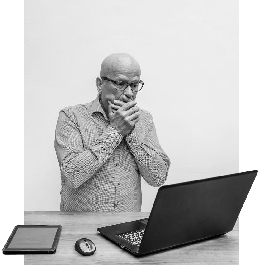 Frustrated content creator overwhelmed by editing workflow