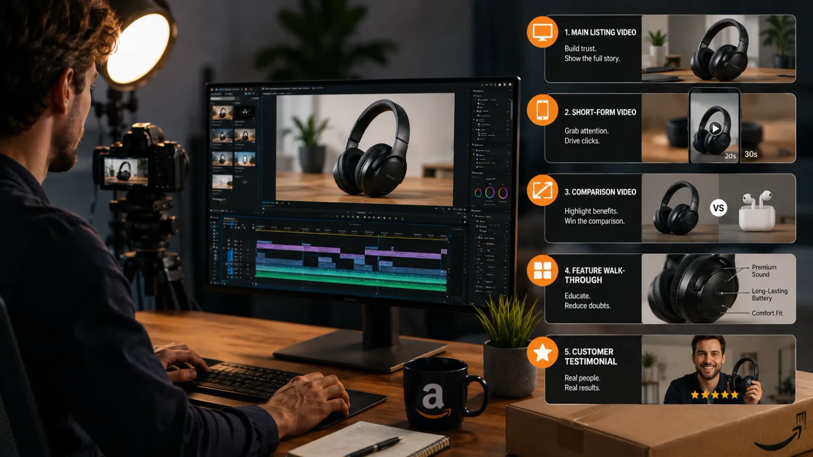 Amazon Product Video Editing: The 5 Formats That Actually Convert